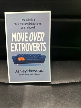 Book “ Move Over Extroverts” - by Ashley Harwood Blue Cover